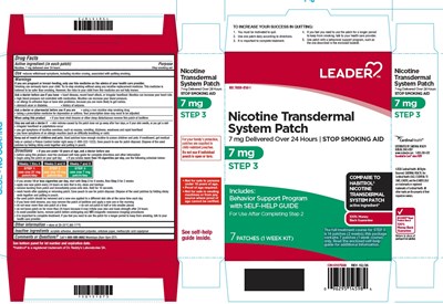 Carton (Cardinal Nicotine Transdermal System Patch 7 mg Step 3)